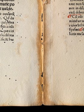 Conservation treatment for Articella, EPB incunabula 1.f.2.