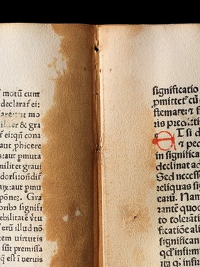 Conservation treatment for Articella, EPB incunabula 1.f.2.