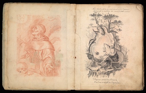 Album of drawings of hermits