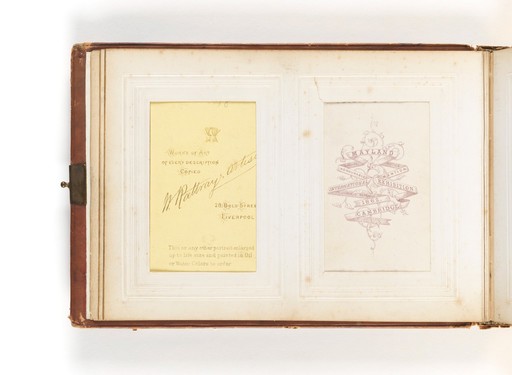 James Gardiner Collection: Victorian photograph album.