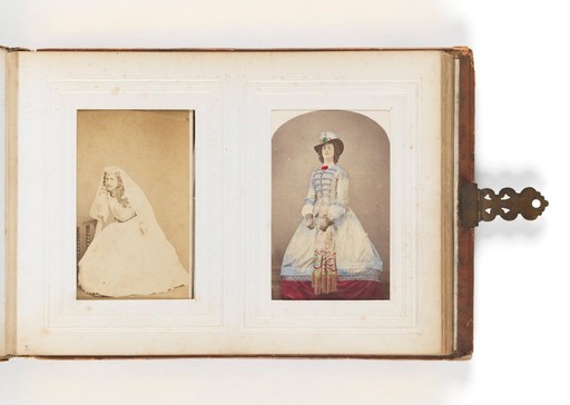 James Gardiner Collection: Victorian photograph album.