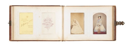 James Gardiner Collection: Victorian photograph album.