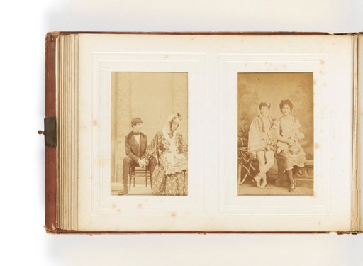 James Gardiner Collection: Victorian photograph album.