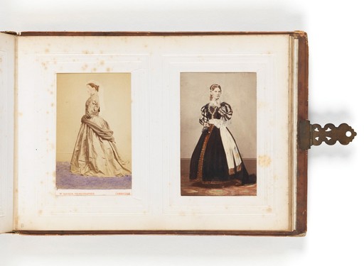 James Gardiner Collection: Victorian photograph album.