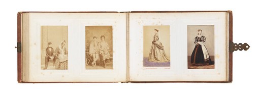 James Gardiner Collection: Victorian photograph album.