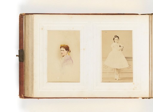 James Gardiner Collection: Victorian photograph album.