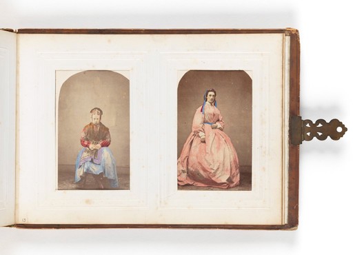 James Gardiner Collection: Victorian photograph album.