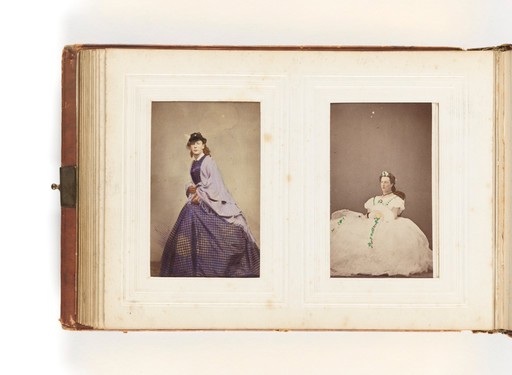 James Gardiner Collection: Victorian photograph album.