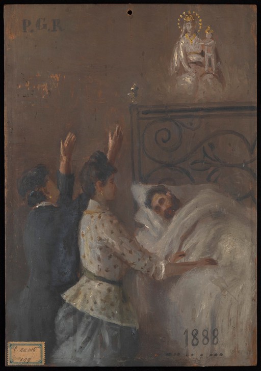 Two women appealing to Sansovino’s Virgin and Child