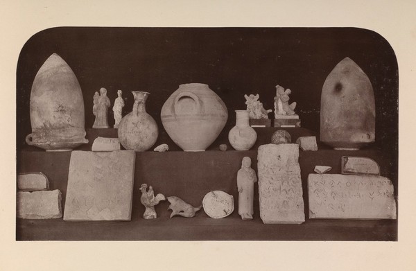 Antiquities from Cyprus. Photograph album by A.P. di Cesnola, 1881.