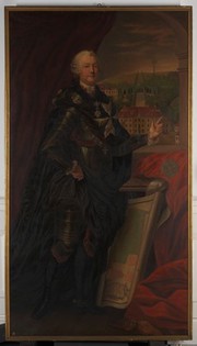 Adam Rudolf von Schönberg. Oil painting after A. Graff.