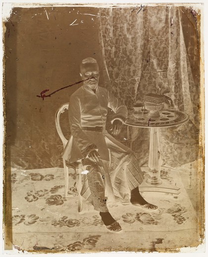 The Prime Minister (Kralahom) of Siam (Thailand). Photograph by John Thomson, 1865.