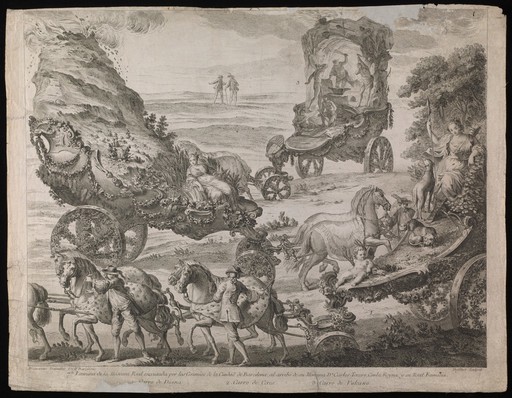 Masque in honour of King Charles III of Spain.