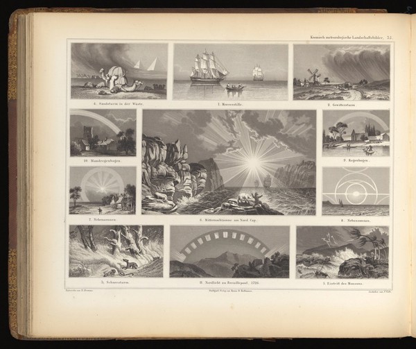 Atlas zu Alex. v. Humboldt's Kosmos : in zweiundvierzig Tafeln mit erläuterndem Texte / herausgegeben von Traugott Bromme.