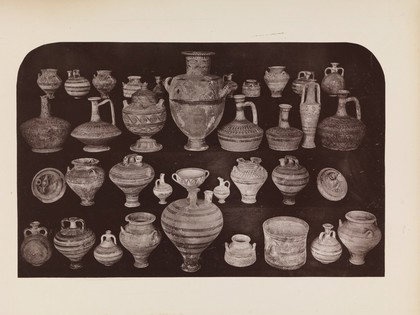 Antiquities from Cyprus. Photograph album by A.P. di Cesnola, 1881.