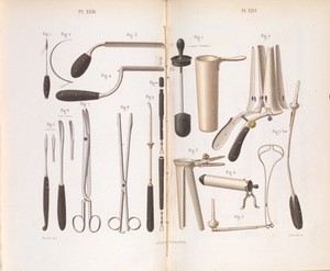 view Plate XXIII-XXIV, Surgical instruments