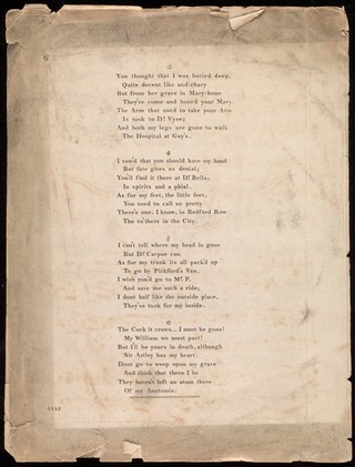 Oversize ephemera : Medical songs 2.