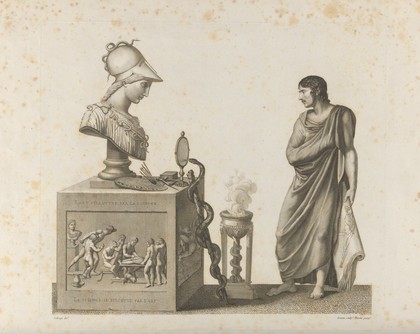 Anatomie du gladiateur combattant, applicable aux beaux arts, ou traité des os, des muscles du mécanisme de mouvemens, des proportions et des caractères du corps humain / [Jean Galbert Salvage].