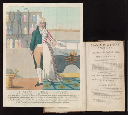 Man-midwifery dissected ; or, the obstetric family-instructor : In fourteen letters. Addressed to A. Hamilton. Occasioned by certain doctrines contained in his letters to Dr. W. Osborn / By John Blunt [i.e. S.W. Fores].