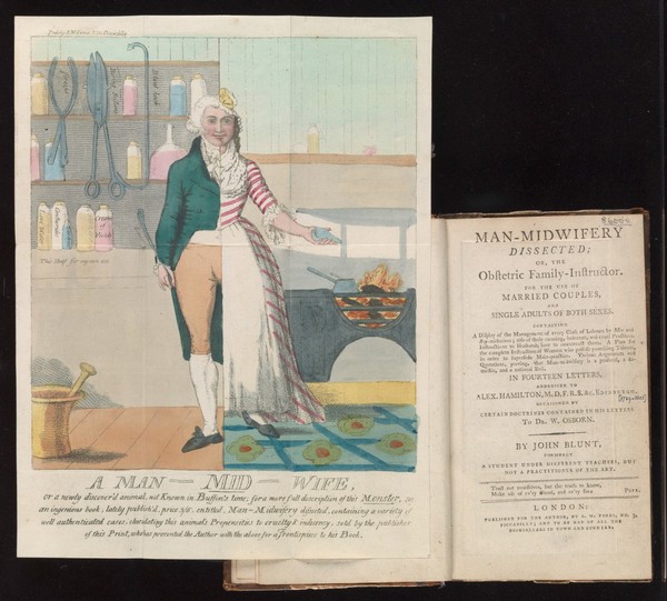 Man-midwifery dissected ; or, the obstetric family-instructor : In fourteen letters. Addressed to A. Hamilton. Occasioned by certain doctrines contained in his letters to Dr. W. Osborn / By John Blunt [i.e. S.W. Fores].
