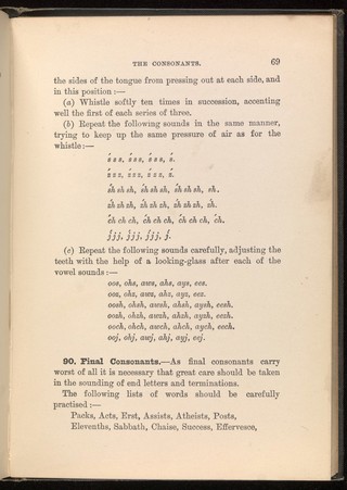 Voice training in speech and song : an account of the structure and use of the vocal organs and the means of securing distinct articulation / by H.H. Hulbert.