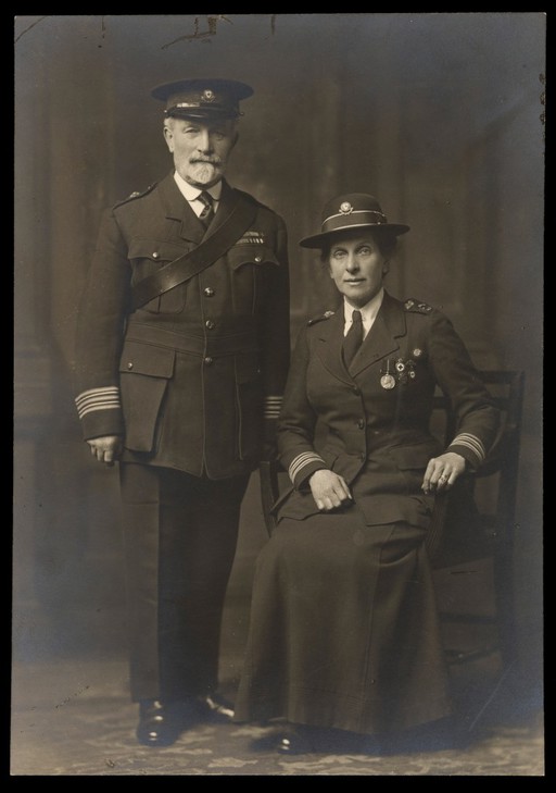 Sir James Cantlie and Lady Cantlie, ca. 1914/1918.