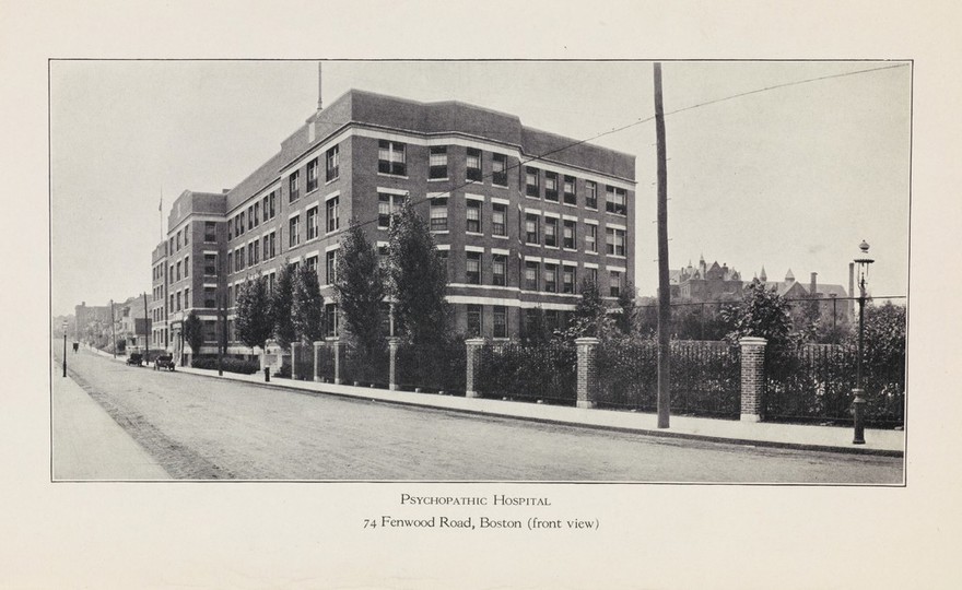 History of the Psychopathic Hospital, Boston, Massachusetts / LLoyd Vernon Briggs.