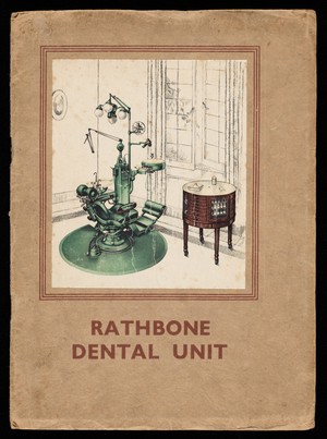 view 'Rathbone' dental unit. Manufacturer's catalogue, 1933.