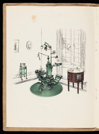 'Rathbone' dental unit. Manufacturer's catalogue, 1933.