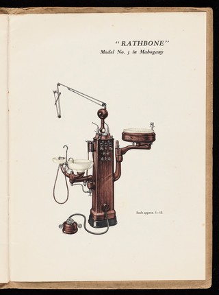 'Rathbone' dental unit. Manufacturer's catalogue, 1933.