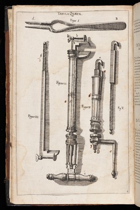 Dental instruments for the extraction of teeth.