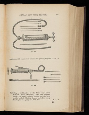 view Aspirators. Manufacturer's catalogue, p. 289.