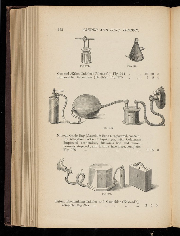 ... surgical Sons, and Arnold of Catalogue instruments. 1885