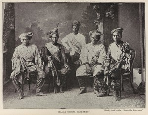 view Malay Chiefs, Mindanao. The phrenological journal, 1899.