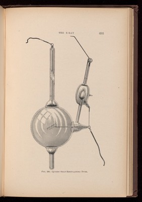 Queen Self-Regulating Tube. Fig. 200, page 493 'Dental Electricity' by Levitt E Custer, 1901.