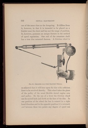 Register All Cord Electric Engine. Fig 90, page 222,'Dental Electricity' by Levitt E Custer, 1901.