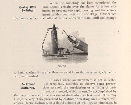 Soldering apparatus manufactured by L. J. Mason & Co.