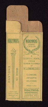 Kolynos Dental Cream, 1920-1930?