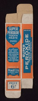 Super peroxide tooth paste, 1910-1925?