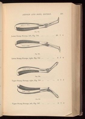 Upper and lower stump forceps. Catalogue, p. 277.