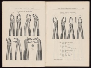 view Extracting Forceps, manufacturer's catalogue, 1908.