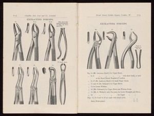 view Extracting Forceps, manufacturer's catalogue, 1908.