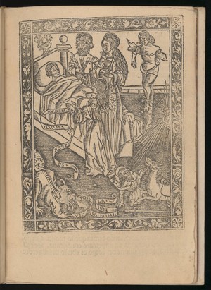 view Black and white woodcut illustration, 1503.