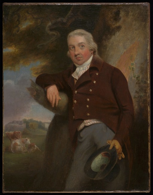 Oil painting of Edward Jenner.