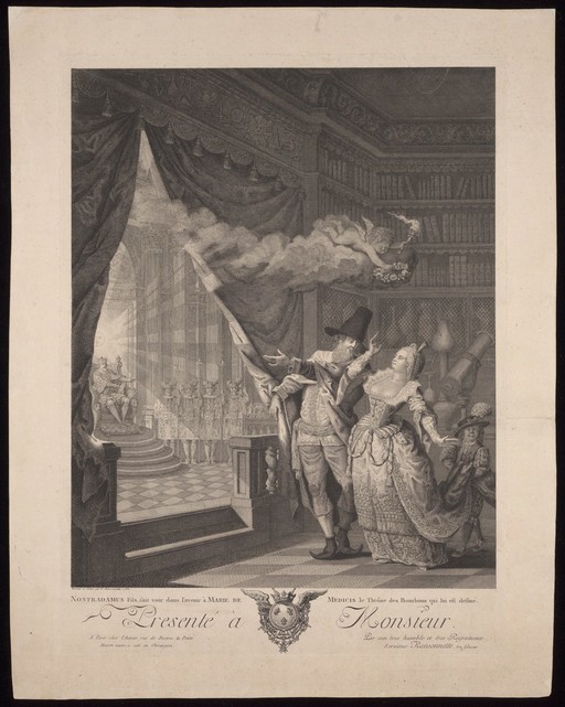Caesar Nostradamus reveals a vision to Marie de' Medici