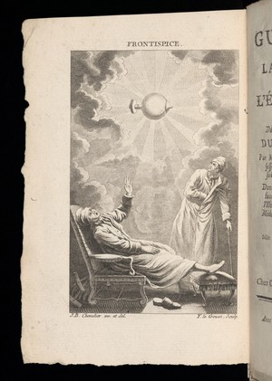 view Frontispiece to Guerison de la paralysie, par l'electricite. 