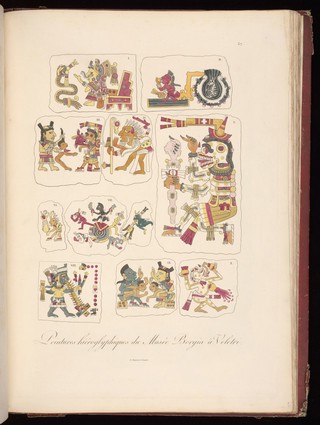 Peintures hieroglyphiques du Musee Borgia a Veletri