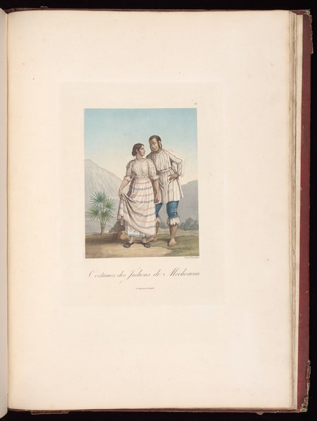 Costumes des Indiens de Mechoacan
