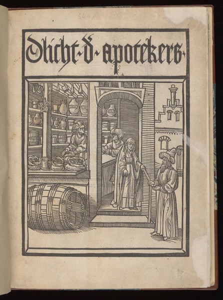 View of a pharmacy in Dlicht d'apoteker