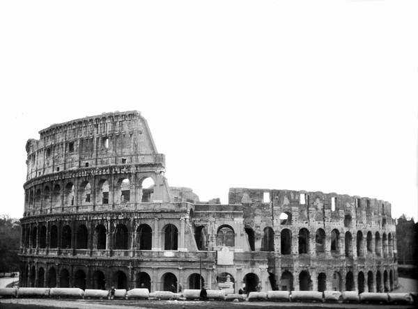 View of the Coliseum, Rome, Italy